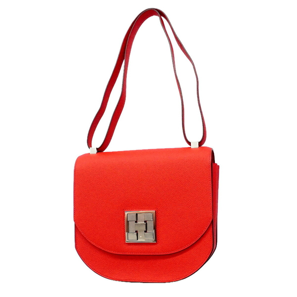 Hermes Mosaic Shoulder Bag, Veau Epsom Leather, Rose Extreme, D Stamp, Ladies'